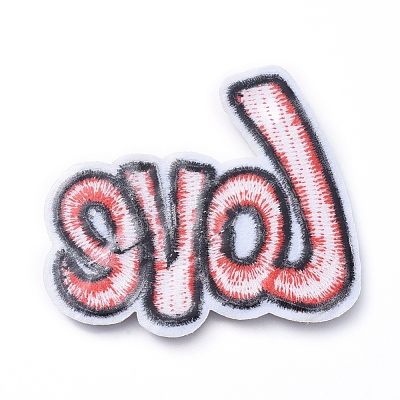 Computerized Embroidery Cloth Iron on/Sew on Patches DIY-E025-F11-1