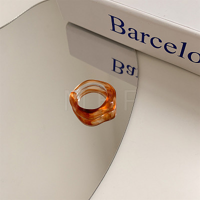 Resin Finger Rings for Girls WGC0F7A-04-1