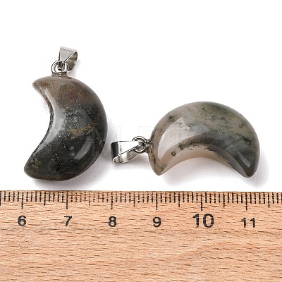 Natural African Bloodstone Pendants G-F820-02L-21-1
