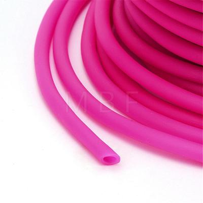 Hollow Pipe PVC Tubular Synthetic Rubber Cord RCOR-R007-3mm-11-1