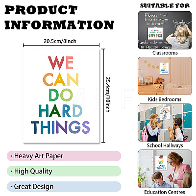 Rectangle with Face Pattern Paper DIY-WH0349-119F-1