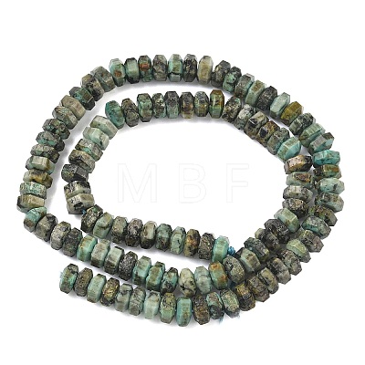 Natural African Turquoise(Jasper) Beads Strands G-L654-I04-01-1