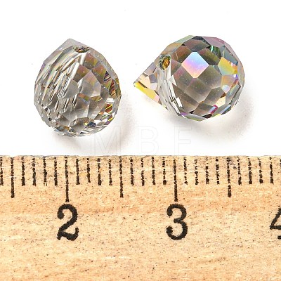 Electroplated Glass Beads LS-EGLA-K062-01A-FR03-1