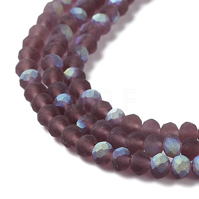 Transparent Glass Beads Strands EGLA-A034-T4mm-MB13-1