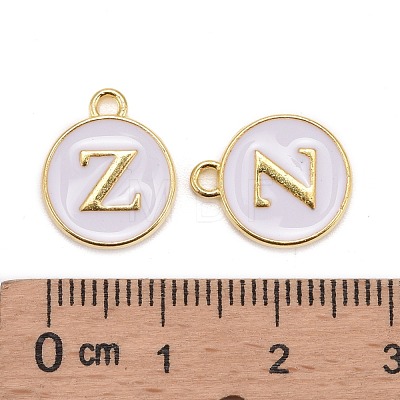 Golden Plated Alloy Charms X-ENAM-S118-01Z-1