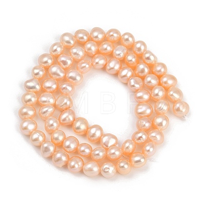 Natural Cultured Freshwater Pearl Beads Strands PEAR-P064-19E-08C-1