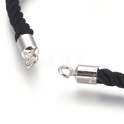 Cotton Cord Bracelet Making KK-F758-03H-P-1