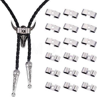 100Pcs Bolo Tie Slides Clasp Accessories IFIN-CA0001-54-1