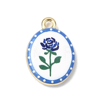 Printed Alloy Pendants ENAM-F160-02C-G-1