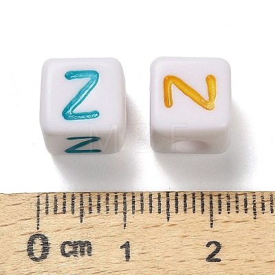 Opaque Acrylic Beads OACR-I022-01Z-1