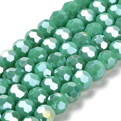 Opaque Glass Beads Stands EGLA-A035-P8mm-B13-1