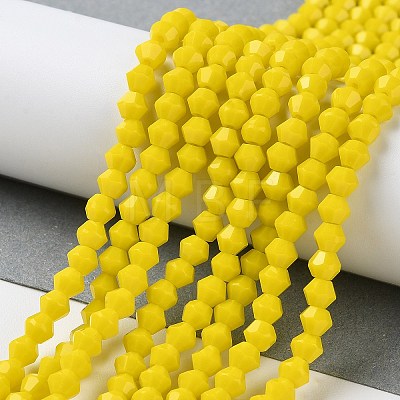 Opaque Solid Color Imitation Jade Glass Beads Strands LS-EGLA-A039-P4mm-D05-1