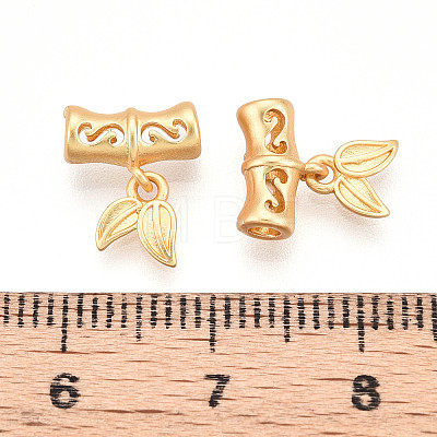 Brass European Dangle Charms KK-B110-03G-1