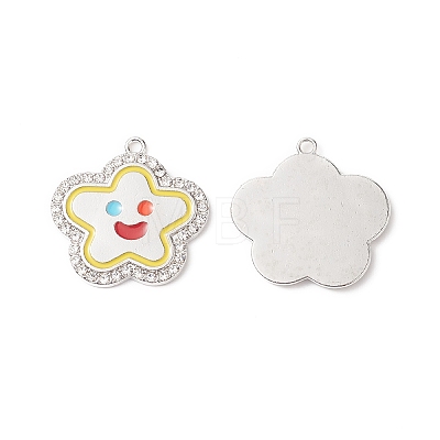 Alloy Enamel Pendants FIND-A029-04P-01-1