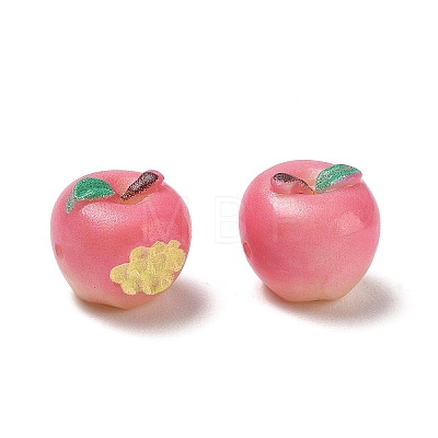 Opaque Resin Imitation Fruit Beads RE-CBA7479-01-1