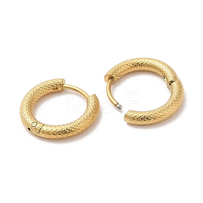 304 Stainless Steel Hoop Earring EJEW-H134-01G-1