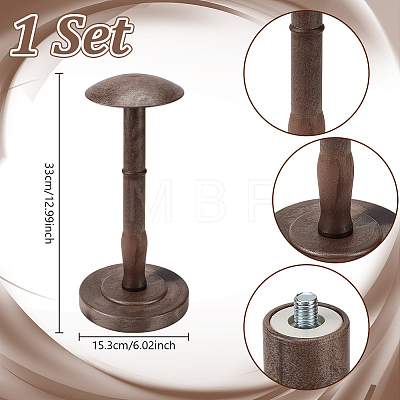 Plastic Dome Shaped Stem Hat Rack ODIS-WH0331-48A-1