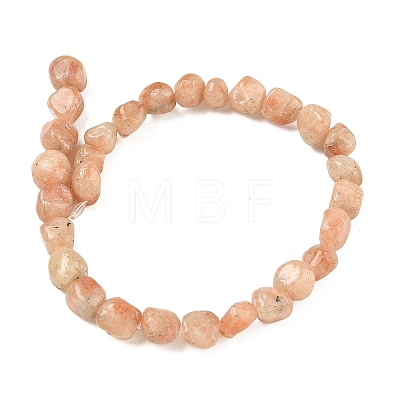 Natural Sunstone Beads Strands GG-CBA9392-25-1