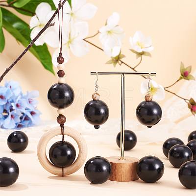 Natural Wood Beads WOOD-TA0001-38-LF-1