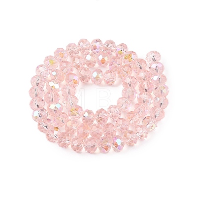Electroplate Glass Beads Strands LS-EGLA-A044-T8mm-L22-1