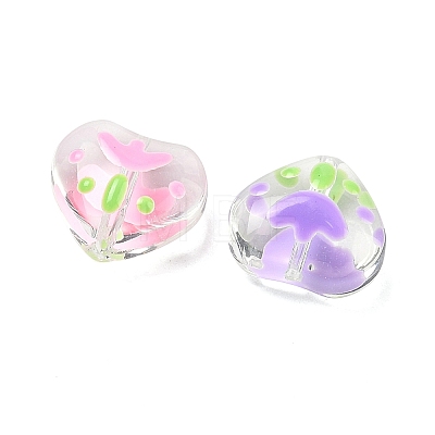 Handmade Lampwork Enamel Beads LAMP-A014-07-1