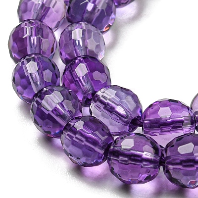 Natural Amethyst Beads Strands G-C079-B03-01-1