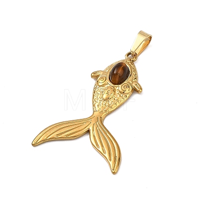 Natural Tiger Eye Pendants GG-CBA97F4-03G-08-1