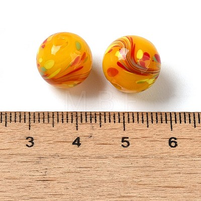 Handmade Lampwork Beads LAMP-P063-01G-1