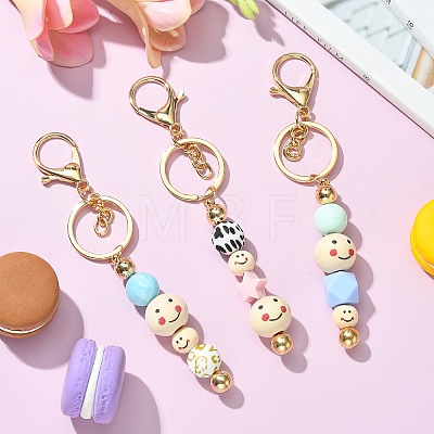Alloy Bar Beadable Keychain for Jewelry Making DIY Crafts KEYC-A011-01KCG-1
