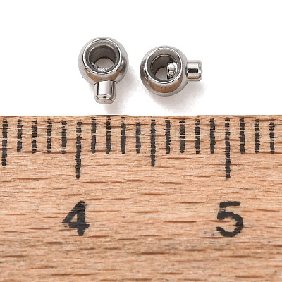 304 Stainless Steel Crimp Beads STAS-A151-05P-1