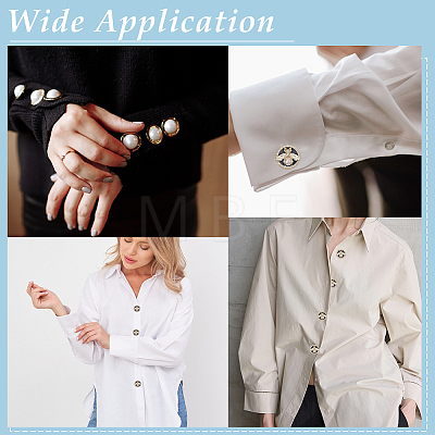 Alloy Enamel Cufflink BUTT-WH0024-072-1