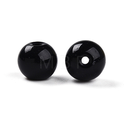 Opaque Solid Color Glass Beads LS-GLAA-N007-10mm-A07-1