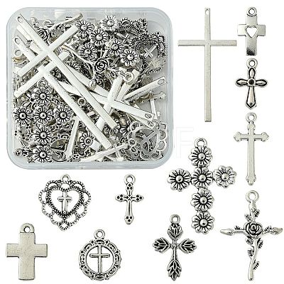 Tibetan Style Alloy Pendants TIBEP-FS0001-15-1