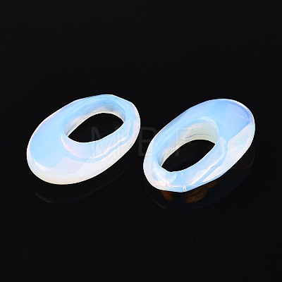 Synthetic Opalite Pendants G-N361-02A-1
