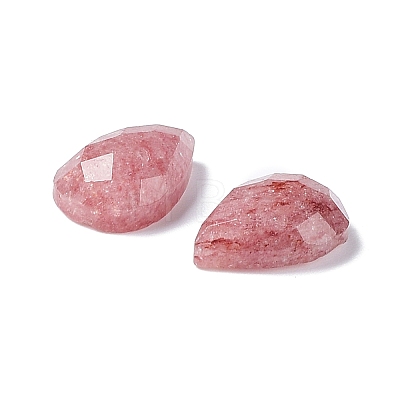 Natural Strawberry Quartz Cabochons G-G0001-B03-1