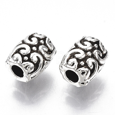 Tibetan Style Alloy Beads TIBE-R317-053AS-LF-1