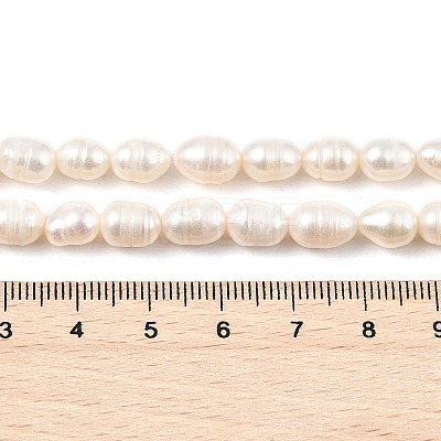 Natural Cultured Freshwater Pearl Beads Strands PEAR-I007-01C-05A-1