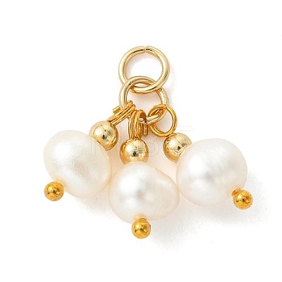 Natural Cultured Freshwater Pearl Pendants PALLOY-JF05528-1