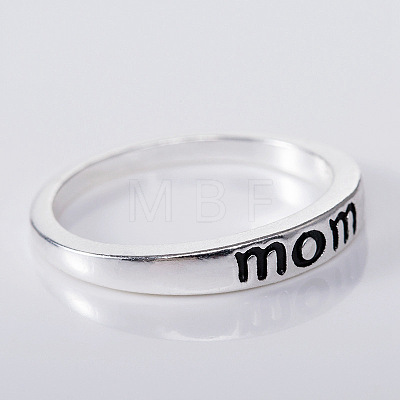 Mother's Day Alloy Finger Rings WG0D677-01-1