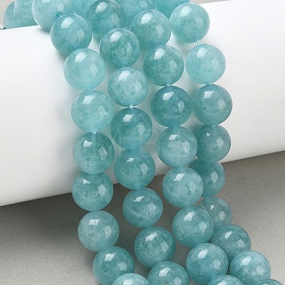 Dyed Natural Malaysia Jade Beads Strands G-G021-01D-08-1