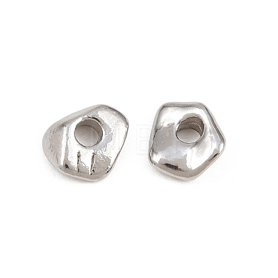 Irregular 304 Stainless Steel Beads STAS-D394-03A-P-1