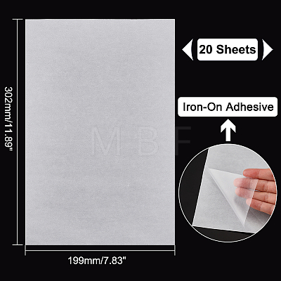 Iron on Adhesive Patch DIY-WH0308-207A-1