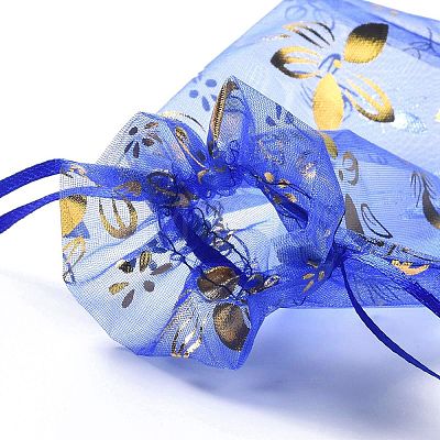 Organza Drawstring Jewelry Pouches OP-I001-A07-1