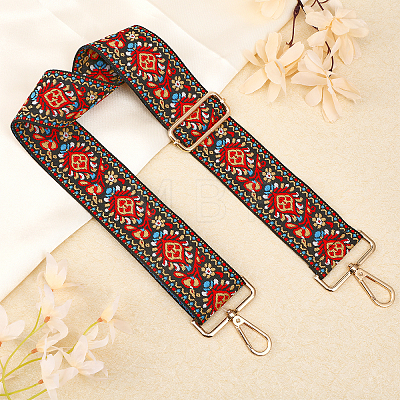 Ethnic Style Polyester Adjustable Bag Handles FIND-WH0129-24B-1