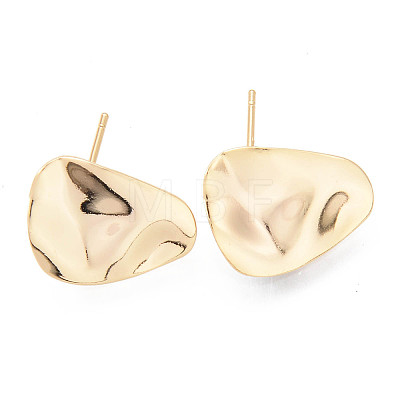 Brass Stud Earrings Findings KK-R116-017-NF-1