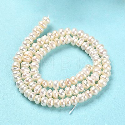 Natural Cultured Freshwater Pearl Beads Strands PEAR-J007-01-1