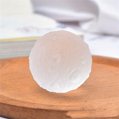 Moon Meteorite Natural Quartz Crystal Crystal Ball PW-WG23337-08-1