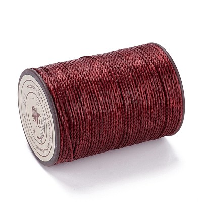 Round Waxed Polyester Thread String YC-D004-02E-131-1