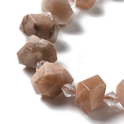 Natural Sunstone Beads Strands G-B027-A03-1