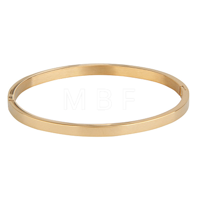 Ion Plating(IP) 304 Stainless Steel Bangles BJEW-E277-42A-G-1